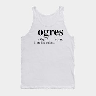 Ogres - Dictionary Tank Top